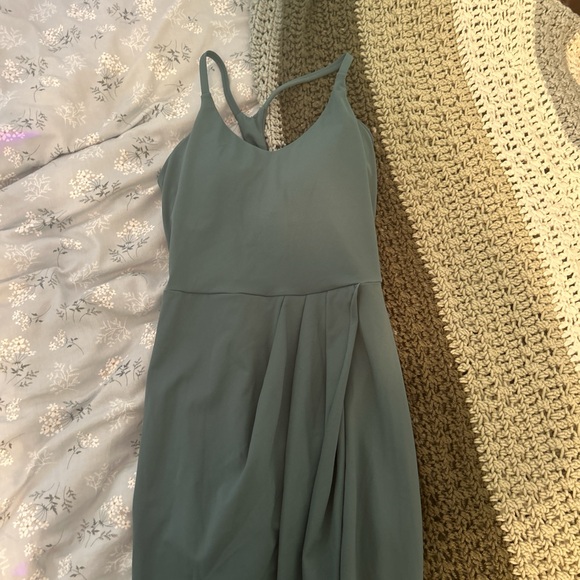 Sports dress with built in bra women’s size XS teal green blue - Picture 1 of 8